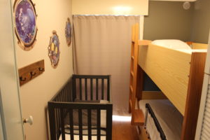 Kinderkamer met stapelbed